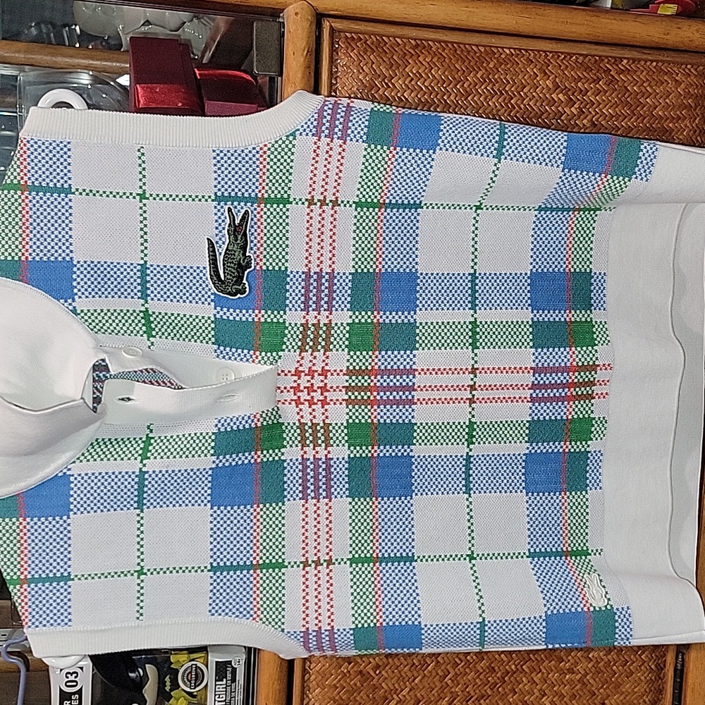 LACOSTE CHECK POLO